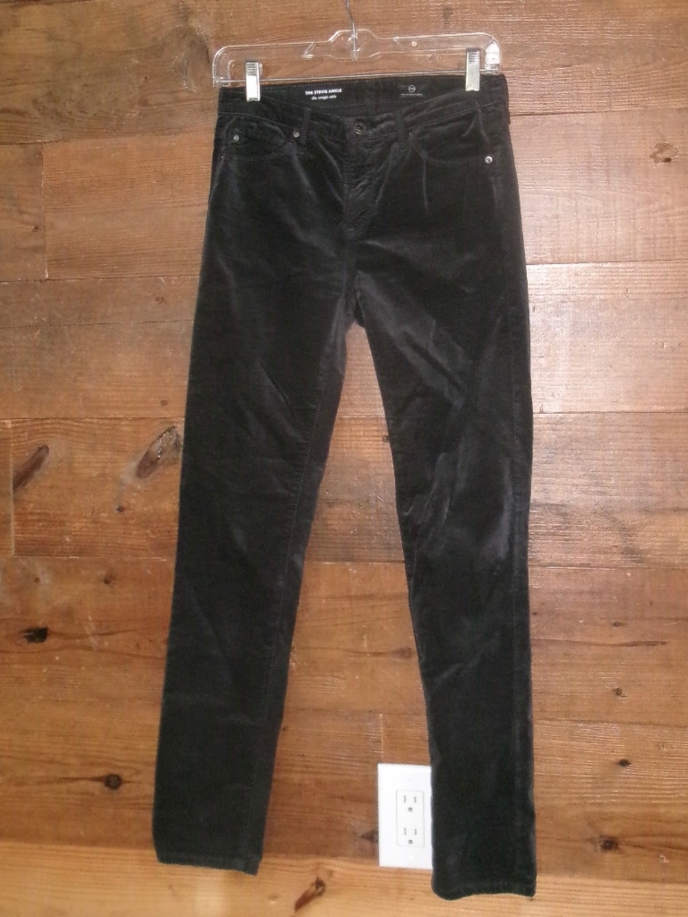 AG dark cordouroy skinny jeans size 25